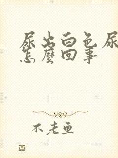 尿出白色尿液是怎么回事