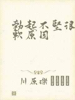 勃起不坚很快就软原因封面