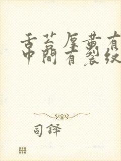 舌苔厚黄有齿痕中间有裂纹