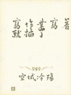 写作业写着写着就插了