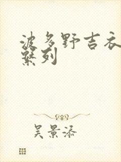 波多野吉衣人妻系列