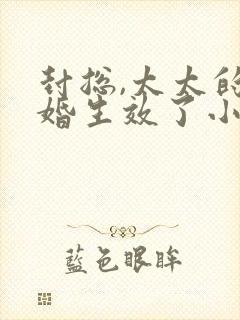 封总,太太的离婚生效了小说免费阅读