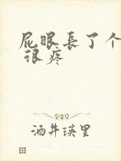 屁眼长了个肉球 很疼封面