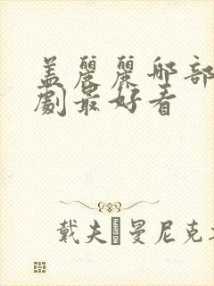 盖丽丽哪部电视剧最好看