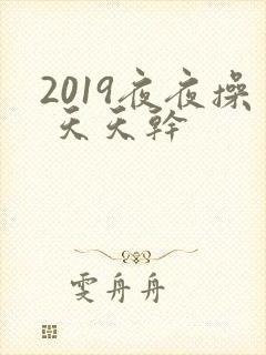 2019夜夜操 天天干