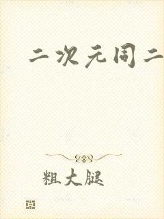 二次元同二次元