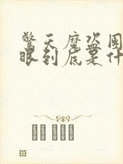 惊天魔盗团2天眼到底是什么