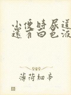 小便时尿道刺痛还有白色液体流出了封面