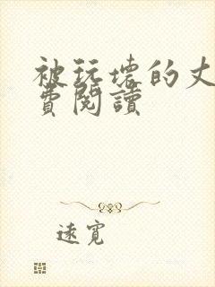 被玩坏的丈夫免费阅读