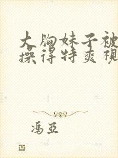 大胸妹子被男人操得特爽视频