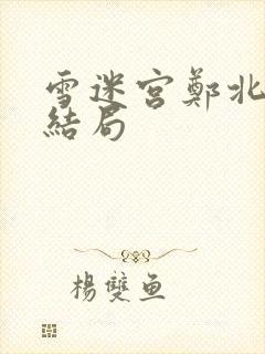 雪迷宫郑北妹妹结局
