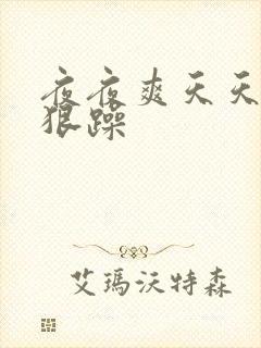 夜夜爽天天干狠狠躁封面