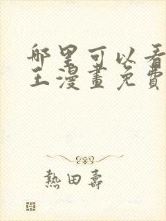 哪里可以看海贼王漫画免费