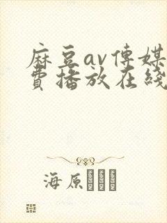 麻豆av传媒免费播放在线观看