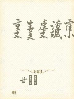 重生虐渣霍夫人又美又飒小说