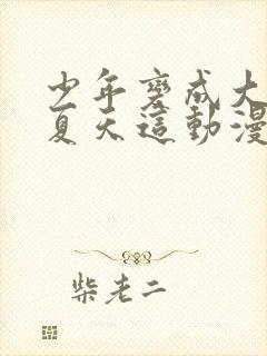 少年变成大人的夏天这动漫