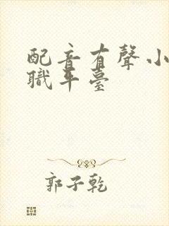 配音有声小说兼职平台