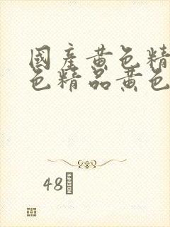 国产黄色精品黄色精品黄色a级