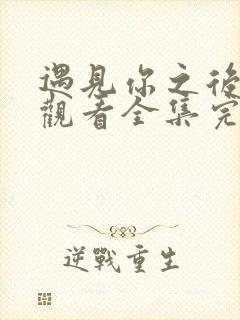 遇见你之后免费观看全集完整版