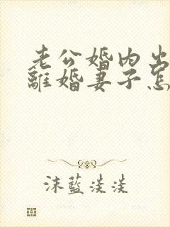 老公婚内出轨要离婚妻子怎样去挽回封面