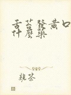 舌苔发黄口苦吃什么药