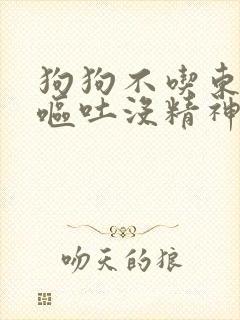 狗狗不吃东西还呕吐没精神怎么办