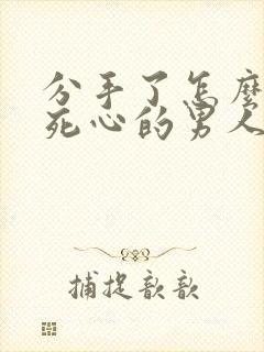 分手了怎么挽回死心的男人封面