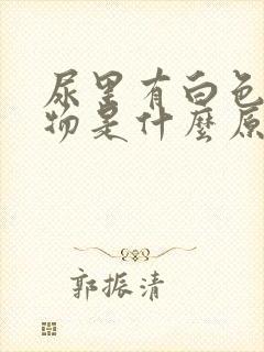 尿里有白色沉淀物是什么原因封面