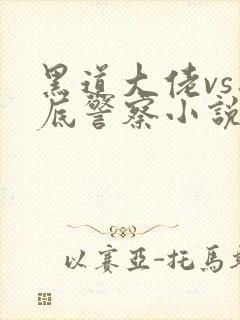 黑道大佬vs卧底警察小说