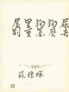 屋里狗狗尿味特别重怎么去除封面