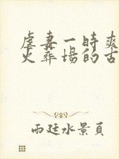 虐妻一时爽追妻火葬场的古言