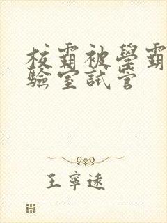 校霸被学霸压实验室试管