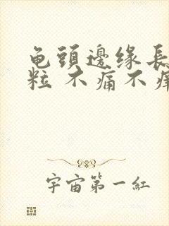 龟头边缘长了肉粒 不痛不痒封面