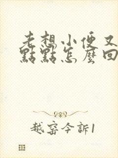 老想小便又尿一点点怎么回事