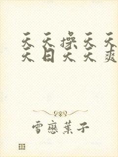 天天操天天干天天日天天爽夜夜爽