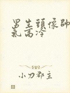 男生头像帅气霸气高冷
