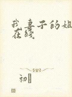 我妻子的姐姐2在线