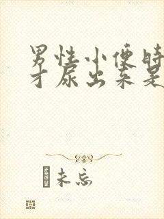 男性小便时很久才尿出来是什么原因