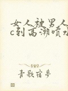 女人被男人狂躁c到高潮喷水