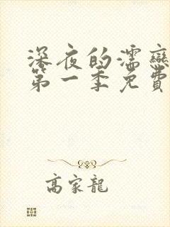 深夜的濡恋频道第一季免费观看封面