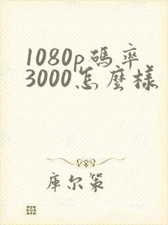 1080p码率3000怎么样