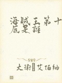 海贼王第十人到底是谁
