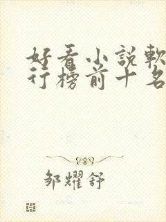 好看小说软件排行榜前十名封面