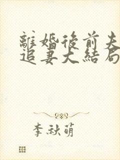 离婚后前夫日日追妻大结局