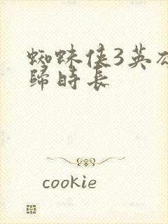 蜘蛛侠3英雄无归时长