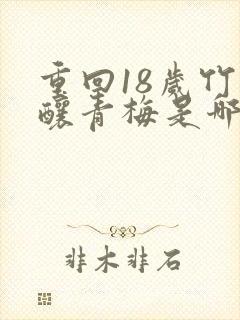 重回18岁竹马酿青梅是哪部小说