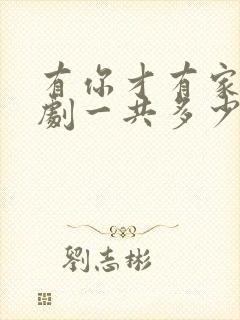 有你才有家连续剧一共多少集封面