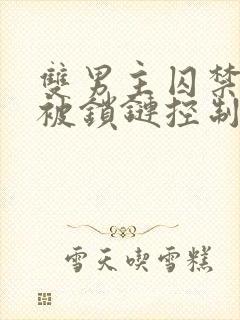 双男主囚禁逃跑被锁链控制年下.