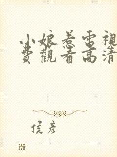 小娘惹电视剧免费观看高清