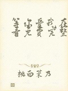 等你爱我在线观看免费完整版